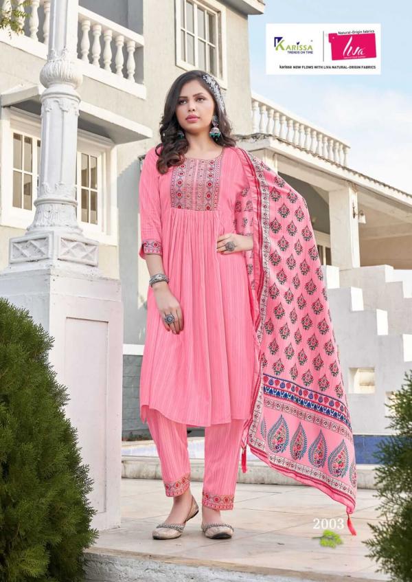 Karissa Gulmohar Vol 1 Styles Kurti With Bottom Dupatta Collection